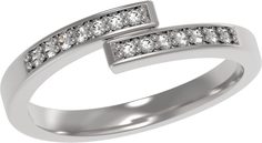 Кольцо из серебра с фианитом р. 17,5 Arina 1039361-01110