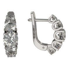 Серьги из серебра с фианитом Arina 1028862-01210