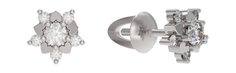 Серьги из серебра с фианитом Arina 1039012-01110