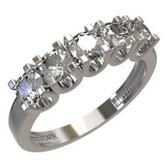 Кольцо из серебра с фианитом р. 18 Arina 1029831-01210