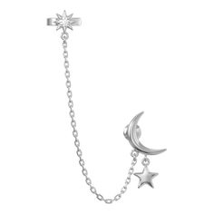 Моносерьга из серебра с фианитом Arina 1043792-01110