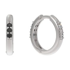 Серьги из серебра с фианитом и шпинелью Arina 1042912-81110-S