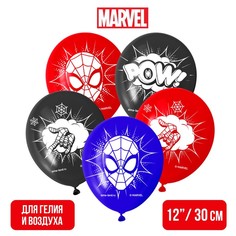 Воздушные шары "POW", Человек-паук (набор 25 шт) 12 дюйм Marvel