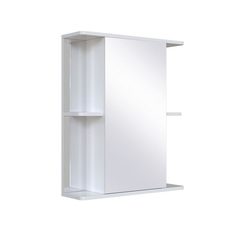 Шкаф зеркальный SanStar Универсальный 60 с полками