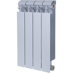 Биметаллический радиатор Global Style Plus 4 секции серый (155268)