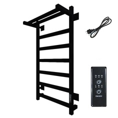 Полотенцесушитель электрический Тругор Пэк сп 20 кв П 80х50 черный вгп