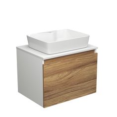 Тумба с раковиной 60 Bau (Тумба 60 + раковина Cerama 48х37, белая) Bauedge
