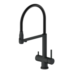 Смесители для кухни под фильтр Panta Kitchen PT458001MB черный матовый