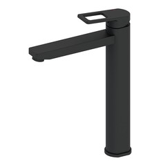 Смеситель для раковины высокий Panta Elegant PT239010MB черный матовый