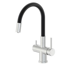 Смесители для кухни под фильтр Panta Kitchen PT458002BN сатин