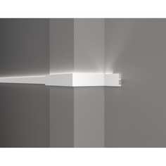 Decor-Dizayn Карниз потолочный ударопрочный влагостойкий под LED подсветку 50Х20Х2000мм DD