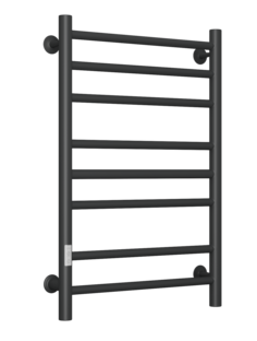 Полотенцесушитель электрический Маргроид BAU В10 50х80, П8 (3+3+2) с таймером слева, черны