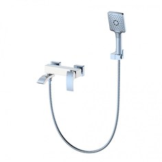 Смеситель для ванной Panta Vogue PT639009CBW белый/хром