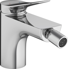 Смеситель для биде Hansgrohe Vivenis, однорычажный, со сливным гарнитуром, хром (75200000)