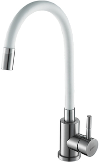Смеситель для кухни SHIMIZU smz 1006558 white-S
