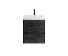 Тумба под раковину Art&Max FAMILY-M Family-M-400-2C-SO-IS подвесная, Iron Stone