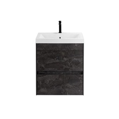 Тумба под раковину Art&Max FAMILY-M Family-M-580-2C-SO-IS подвесная, Iron Stone
