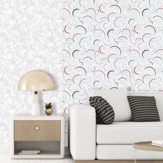 Обои Vilia флизелиновые, 1,06x10 м, Сатурн фон, серые, 1 рулон
