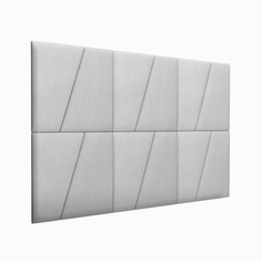Мягкие обои Eco Leather Silver 50х50DP см 2 шт. Tartilla