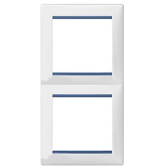 Рамка Legrand 774276 Valena 2 поста.вертикальная (синяя)