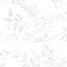 Обои детские Lutece Tartine Chocolat 36200509 Флизелин (0,53х10,05) Белый/Серый, Листья