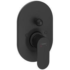 Смеситель для ванны hansgrohe Rebris S, скрытого монтажа 72449670, матовый черный