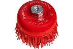 Щетка для УШМ VERTEXTOOLS чашеобразная 100ммХ М14 нейлон