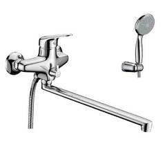 Смеситель универсальный Lemark Luna, с плоским изливом 350 мм