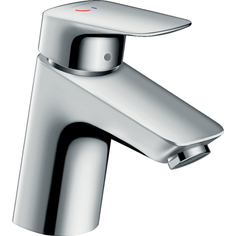 Смеситель для раковины Hansgrohe Logis 70, однорычажный, Coolstart, без сливного набора 71