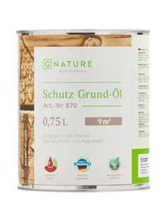 GNature 870, Schutz Grund-Ol Защитный грунт-антисептик на основе масла 0,75 л