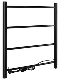 Полотенцесушитель электрический Vimarr Kaskad PSK-VMRKe56BL 500х600, черный матовый