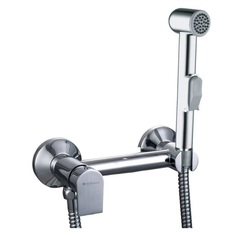 Смеситель c гигиеническим душем настенный GROSS AQUA Bidet GA012201C