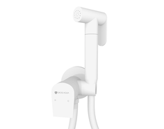 Смеситель c гигиеническим душем встраиваемый GROSS AQUA Bidet Evo matt white GA042602MW