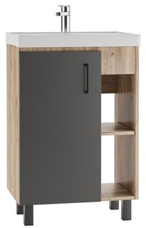 Тумба под умывальник Домино "Фостер 60" Craft без ящика