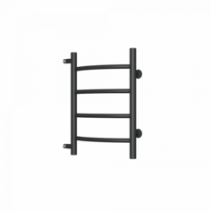 Полотенцесушитель водяной Маргроид Лина 60х40, П4, боковое подключение 50, черный матовый