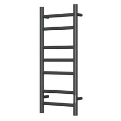 Полотенцесушитель электрический BAU Stil 30х80, 7 планок, черный матовый RAL 9005 Bauedge