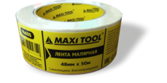 Малярная лента MaxiTool 48мм*50м на бумажной основе 19435