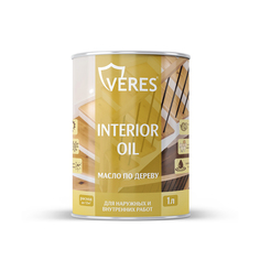 Масло для дерева Veres Interior Oil, 1 л, палисандр