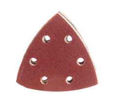 Треугольник шлифовальный ЗУБР Мастер универсальный на велкро основе, 6 отверстий, Р80, 9 Zubr