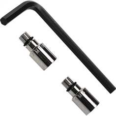 Набор переходников MPF ИС.101084 для гибкой подводки смесителя, DN8, DN10, серебристый