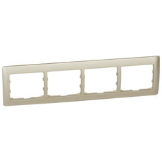Рамка Galea Life 4 поста, титаниум , гориз. Legrand