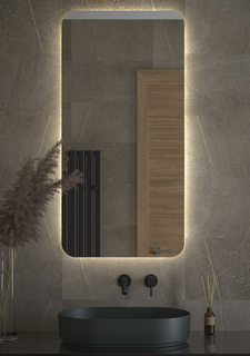 Зеркало с LED-подсветкой настенное OPTI DEFESTO 60x120 см, DF 2808