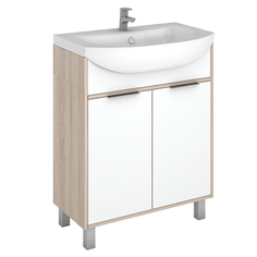 Тумба под умывальник Домино "Балтика 60" Prime Дуб сонома без ящика