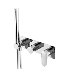 Встраиваемый смеситель для душа WasserKRAFT Oder хром 5877