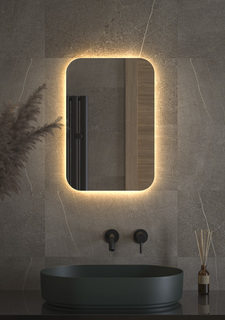 Зеркало с LED-подсветкой настенное OPTI DEFESTO 40x60 см, DF 2812
