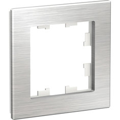Schneider Electric Рамка Schneider Electric AtlasDesign Nature 1 пост. Металл серебро