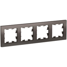 Schneider Electric Рамка Schneider Electric AtlasDesign 4 поста. Мокко