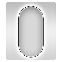Влагостойкое зеркало с подсветкой для ванной Wellsee 7 Rays Spectrum 172201600, 50х90 см