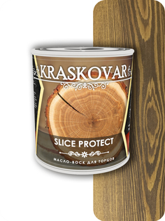 Масло для защиты торцов Kraskovar Slice Protect орех 0,75л