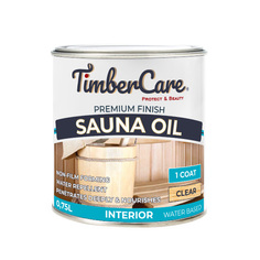 Масло для дерева и сауны TimberCare Sauna Oil, Бесцветное прозрачное, 0,75 л
